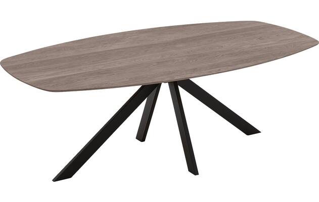 Goossens excellent eettafel uniek donker bruin eiken - 8221220-03
