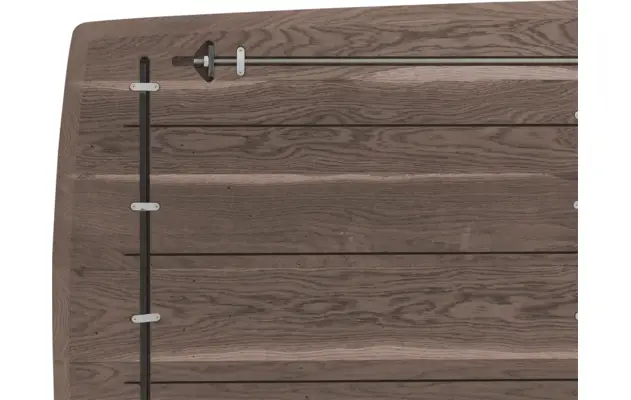 Goossens excellent eettafel uniek donker bruin eiken - 8221248-08