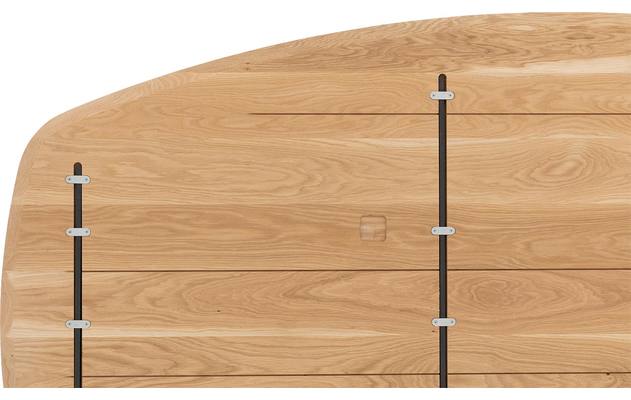 Goossens excellent eettafel uniek blank eiken - 8221375-08