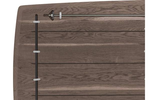Goossens excellent eettafel uniek donker bruin eiken - 8221470-09