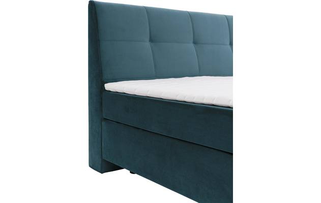 Goossens basic boxspring compleet gusta groen stof - 8221898-04