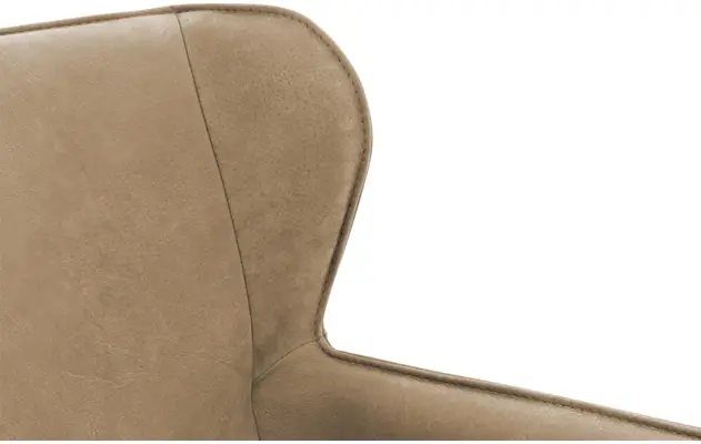 Goossens excellent eetkamerstoel leogang bruin leer - 8222213-07