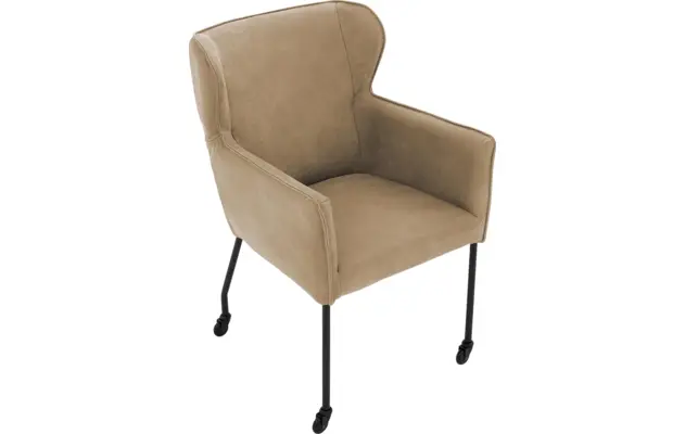 Goossens excellent eetkamerstoel leogang bruin leer - 8222229-04