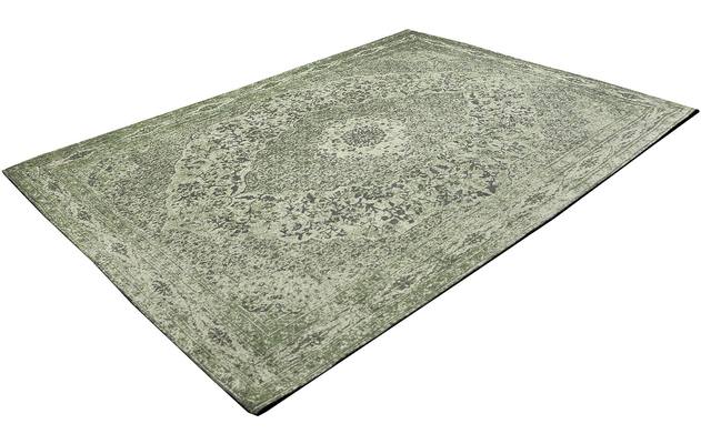 Goossens basic vloerkleed canto groen katoen - 8222336-01