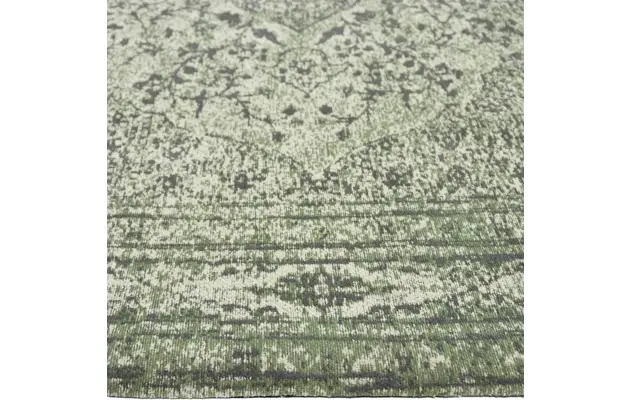 Goossens basic vloerkleed canto groen katoen - 8222336-03