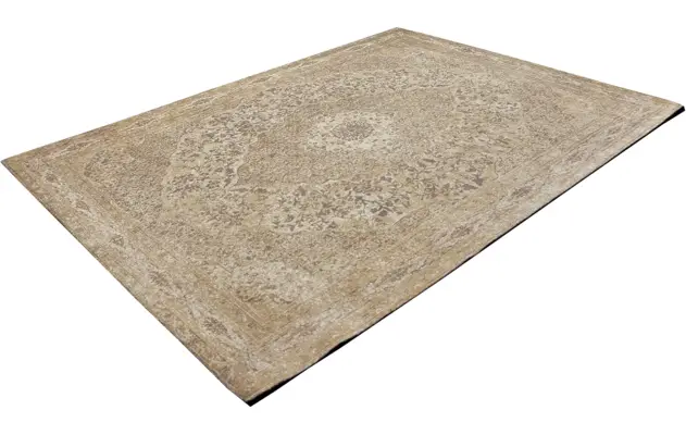 Goossens basic vloerkleed canto beige katoen - 8222340-01