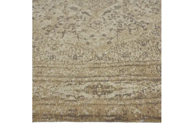 Goossens basic vloerkleed canto beige katoen - 8222340-03