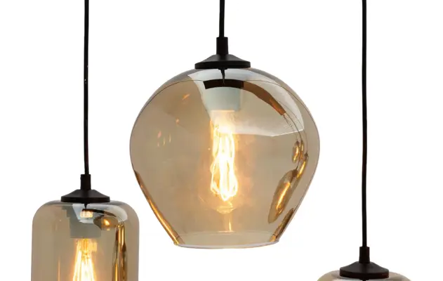 Goossens hanglamp devant zwart glas - 8223422-04