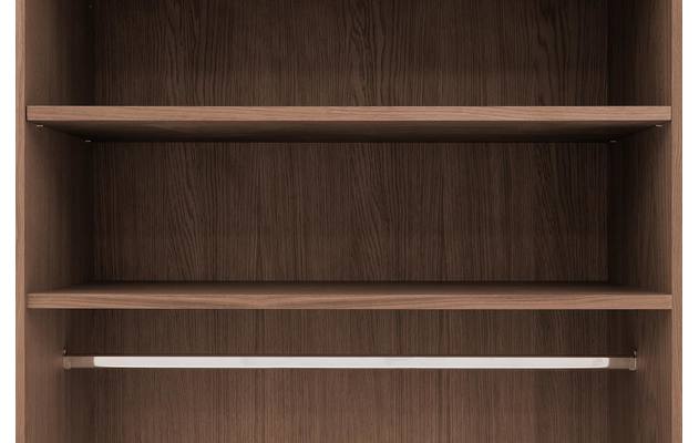 Goossens excellent kledingkast nature donker bruin eiken - 8223447-11