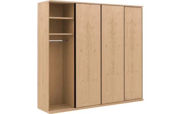 Goossens excellent kledingkast wood wit eiken - 8223625-04
