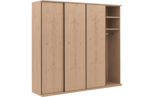 Goossens excellent kledingkast wood wit eiken - 8223629-02
