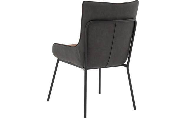 Goossens excellent eetkamerstoel matteo bruin stof - 8223716-02