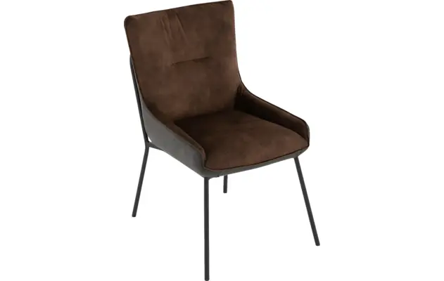 Goossens excellent eetkamerstoel matteo bruin stof - 8223716-04