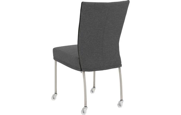 Goossens eetkamerstoel funk grijs stof - 8224108-02
