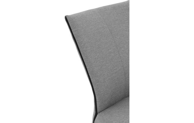 Goossens eetkamerstoel funk grijs stof - 8224110-05