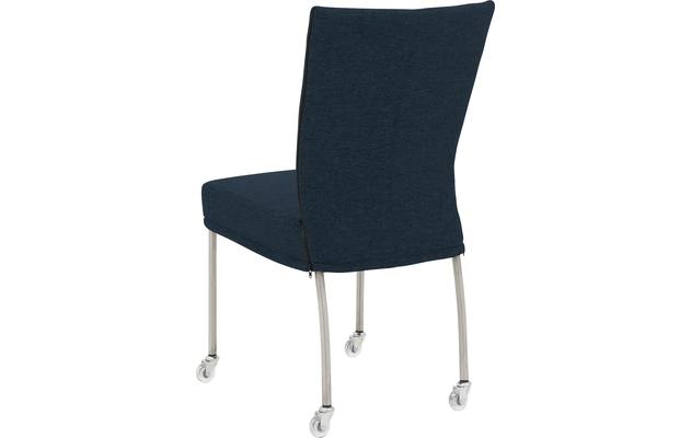 Goossens eetkamerstoel funk blauw stof - 8224114-02