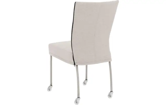 Goossens eetkamerstoel funk grijs stof - 8224115-02