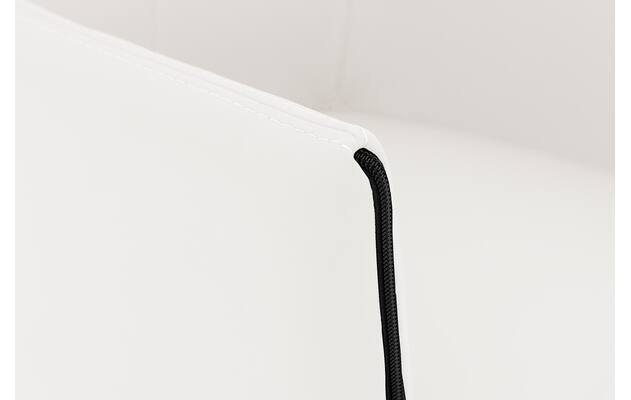 Goossens eetkamerstoel funk wit leer - 8227240-06