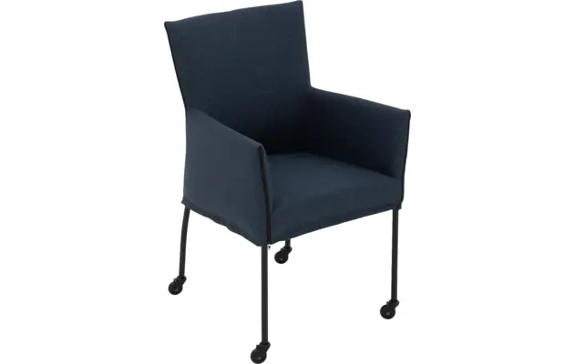 Goossens eetkamerstoel funk blauw stof - 8227252-04