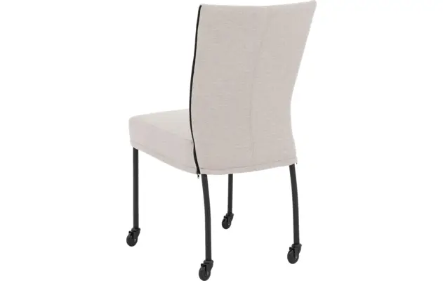 Goossens eetkamerstoel funk grijs stof - 8227267-02