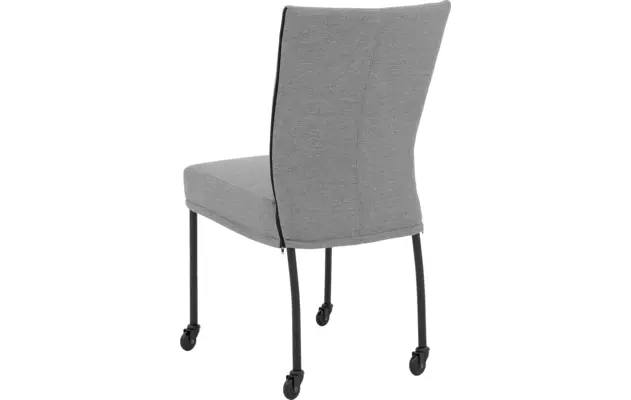 Goossens eetkamerstoel funk grijs stof - 8227270-02