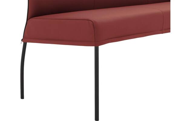 Goossens eetkamerbank funk rood leer - 8227363-05