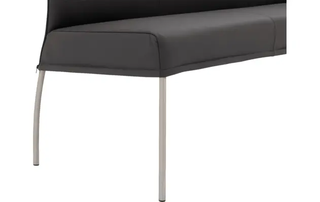 Goossens eetkamerbank funk grijs leer - 8227398-05