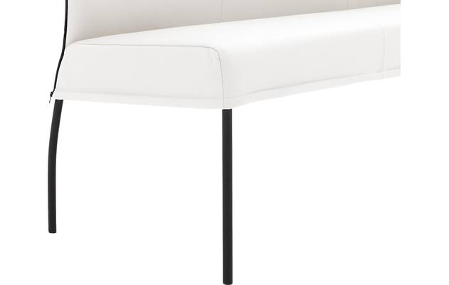 Goossens eetkamerbank funk wit leer - 8227466-05
