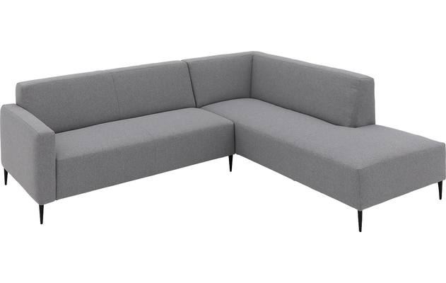 Goossens hoekbank key west grijs stof - 8227626-03-gespiegeld