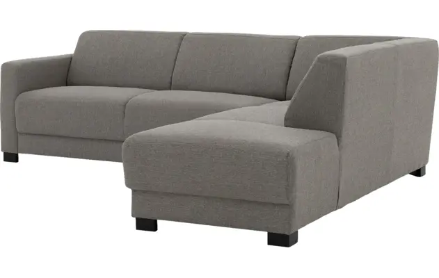 Goossens hoekbank my style grijs stof - 8228263-05