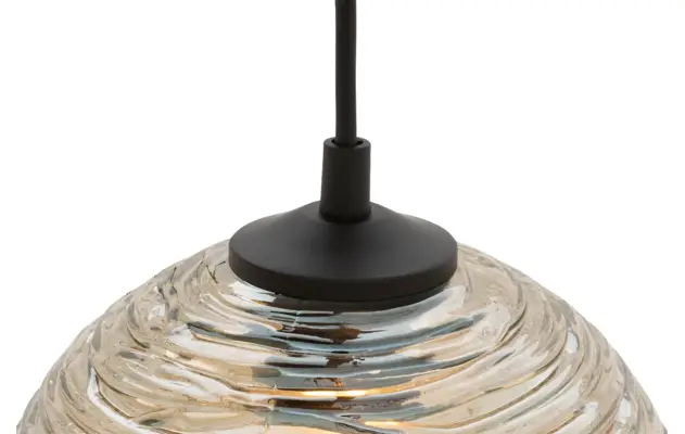 Goossens hanglamp soleil zwart metaal - 8228447-09