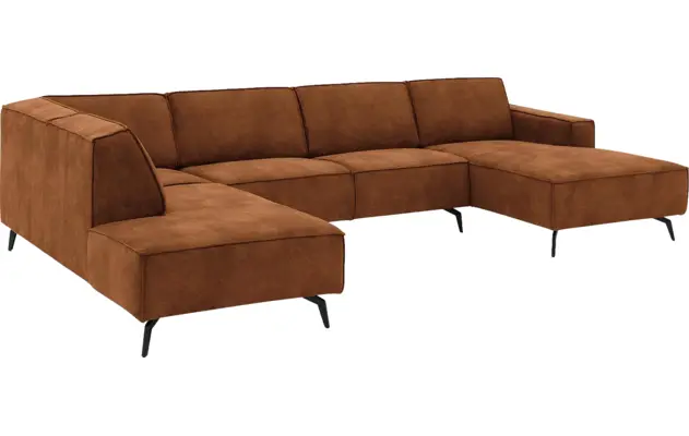 Goossens u bank hercules bruin microvezel - 8229328-03-gespiegeld