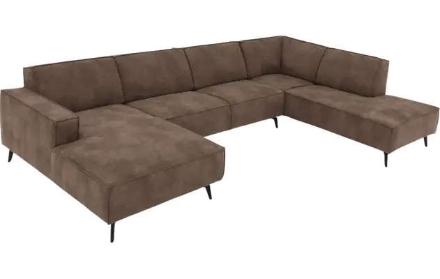 Goossens u bank hercules bruin microvezel - 8229329-06
