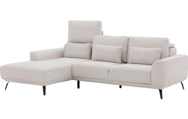 Goossens excellent loungebank princess wit stof - 8229345-08