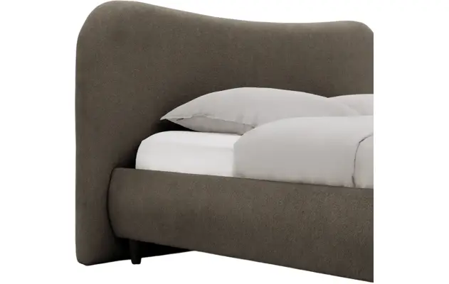 Goossens bedframe pecaro bruin stof - 8229395-04