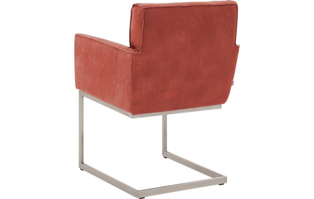 Goossens excellent eetkamerstoel tom rood leer - 8229424-02