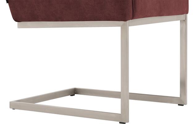 Goossens excellent eetkamerstoel tom rood micro leer - 8229429-04