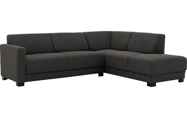 Goossens hoekbank my style grijs stof - 8229466-02