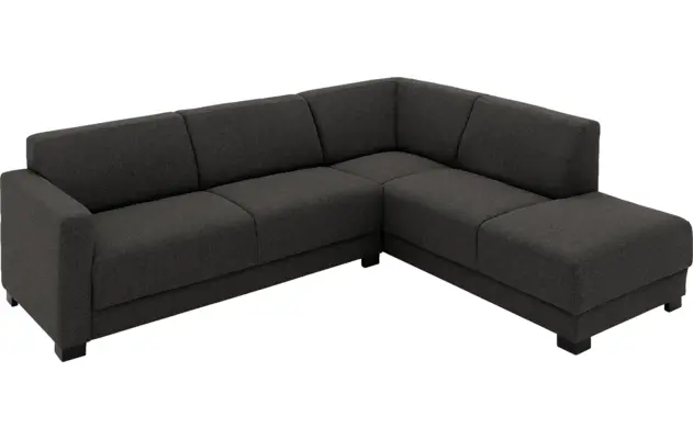 Goossens hoekbank my style grijs stof - 8229466-04