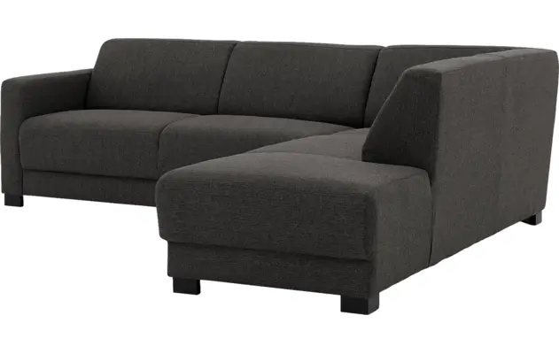 Goossens hoekbank my style grijs stof - 8229466-05