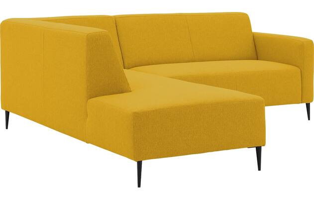 Goossens hoekbank key west geel stof - 8229531-04