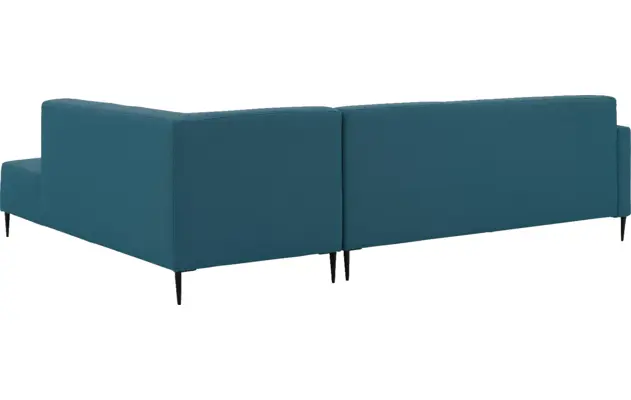 Goossens hoekbank key west blauw stof - 8229544-05