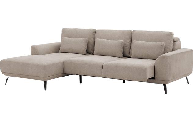 Goossens excellent loungebank princess beige stof - 8229789-03