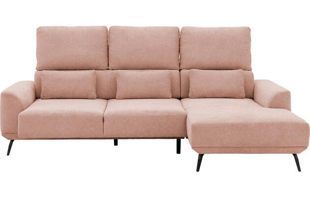 Goossens excellent loungebank princess roze stof - 8229792-05-gespiegeld