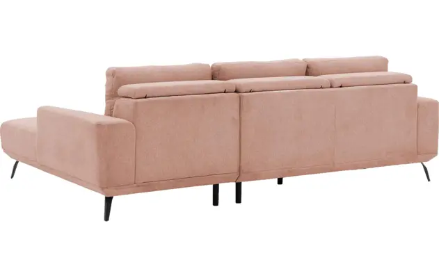 Goossens excellent loungebank princess roze stof - 8229792-07-gespiegeld