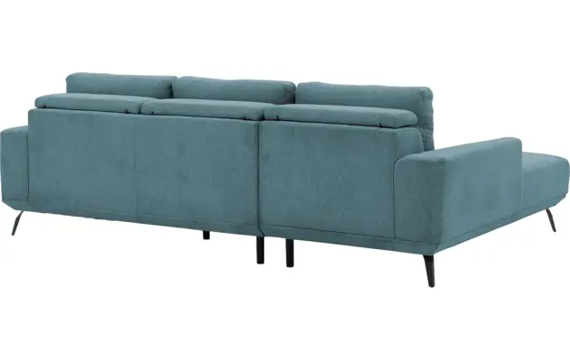 Goossens excellent loungebank princess blauw stof - 8229793-07