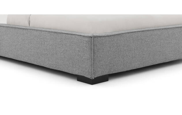 Goossens gestoffeerd bedframe bolzano grijs stof - 8229829-05