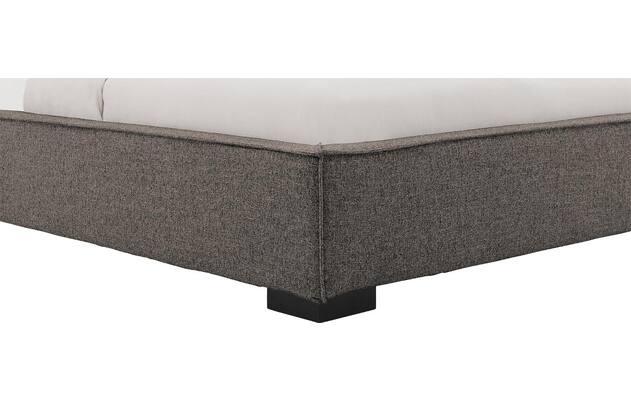 Goossens gestoffeerd bedframe bolzano bruin stof - 8229830-05