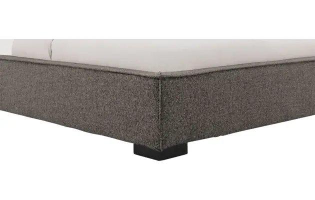 Goossens gestoffeerd bedframe bolzano bruin stof - 8229830-05