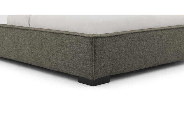 Goossens gestoffeerd bedframe bolzano groen stof - 8229831-05